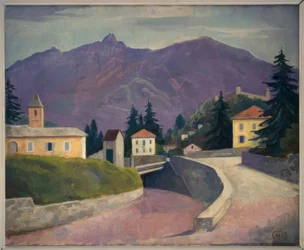 Landschap van Ticino 