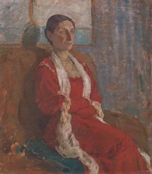 Portret van Mevrouw Bertha Brandstrup
