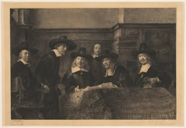 De Staalmeesters (naar Rembrandt)