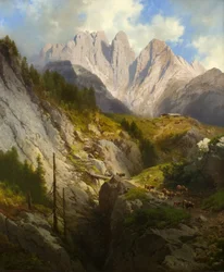 Berglandschap in de Tirol