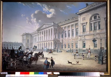 Het oude Michel Paleis in Sint-Petersburg
