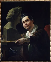 Portret van de beeldhouwer Ivan Vitali