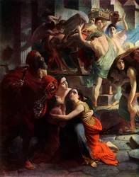 De laatste dag van Pompeï, 1833, detail, 1965