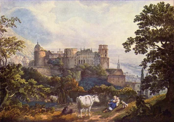Duits: Kasteel Heidelberg Kasteel Heidelberg