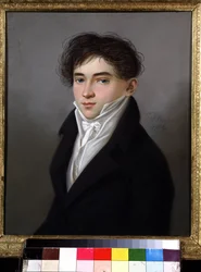 Portret van de maarschalk van de adel van Saratov A.S.Kiselev