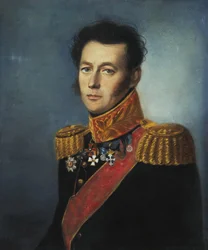 Portret van Generaal Ivan Skobelev 1778-1849, 1826