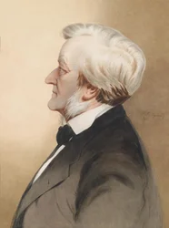 Portret van de Duitse componist Richard Wagner
