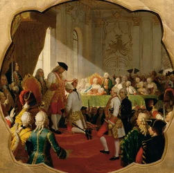 Eerste promotie tot de Militaire Maria-Theresia-Orde 1758