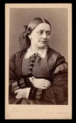 Portret van Clara Schumann