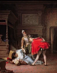 Een scène van de Bartholomeusnacht