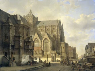 Uitzicht in een stad