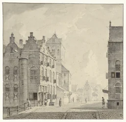 Op de markt in Delft
