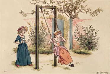 Illustratie voor Valentijnsdag, 1914