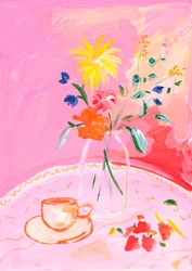 Levendige bloesems