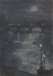 Maanlicht op de Theems, Londen