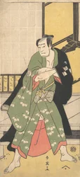 De Derde Sawamura Sojuro als een Man die met Wijd Uitstaande Voeten Staat, ca. 1795