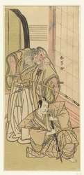 Acteurs Nakamura Nakazo I en Ichikawa Danjuro V als edellieden