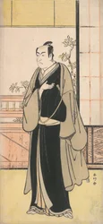 De Acteur Ichikawa Monnosuke II als een Kyokaku, ca. 1777