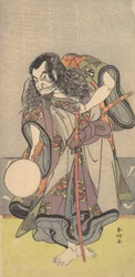 De eerste Nakamura Nakazo als een samoerai, ca. 1780