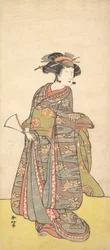 De Eerste Nakamura Tomijuro als een Vrouw, waarschijnlijk 1777