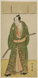 De acteur Ichikawa Danjuro V als Gokuin Sen