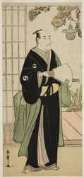 De Acteur Ichikawa Danjuro V als Oboshi Yuranosuke in het Toneelstuk Kanadehon Chushingura, Opgevoerd in het Nakamura Theater in de Vijfde Maand, 1783