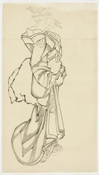 Wandelende Courtisane (studie)