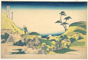 Onder-Meguro (Shimo Meguro), uit de serie „Zesendertig gezichten op de berg Fuji“ (Fugaku sanjūrokkei)