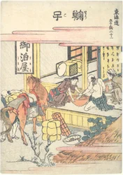 Mariko, eenentwintigste in de serie Drieënvijftig stations van de Tōkaidō