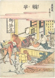 Mariko, de eenentwintigste in de reeks „Vijftig-drie stations van de Tōkaidō“