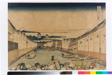 Nihonbashi brug in Edo
