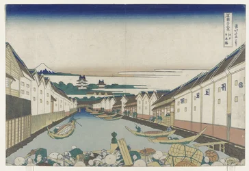 Nihonbashi Brug in Edo, 1830-33