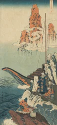 Afdruk uit de serie "Een ware spiegel van Chinese en Japanse gedichten"