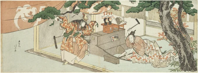 De zwaardsmid Munechika en de god van Inari