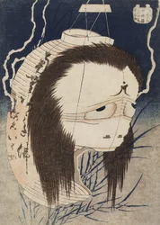 De geest van Oiwa. Uit de serie Hyaku Monogatari - Honderd spookverhalen, ca. 1832
