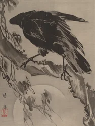 Kraai en de maan, ca. 1887