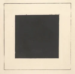 Zwart Vierkant uit "Suprematisme: 34 Tekeningen"