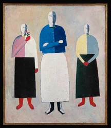 Compositie met La Gioconda (olieverf, potlood en collage op doek)