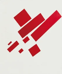Acht rode rechthoeken
