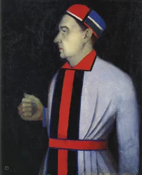 Portret van Nikolai Punin, 1933