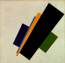 Suprematistische schilderij