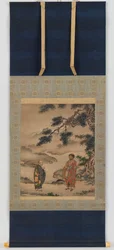 Ontmoeting van Yun-men Wen-yen en Fa-yen Wen-i, Muromachi periode, 1473-1523