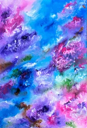 Levendige abstracte bloemen