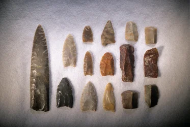 Eerste Amerikanen; Clovis punten; Blackwater Draw; New Mexico; type site voor Clovis