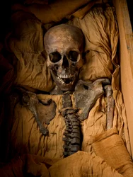 Mummie van Achnaton, de vader van koning Toet