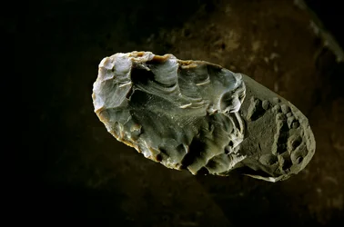Bevolking van Amerika, stenen bijl, Gault-site, Texas, Amerika, 2000