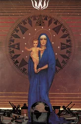 Madonna van de Atlantische Oceaan, Queen Mary Ocean Liner