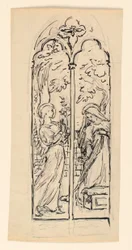 Studie voor "De Annunciatie"