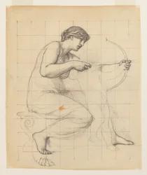 Studie voor "De opvoeding van Cupido"