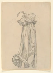Studie voor draperie
